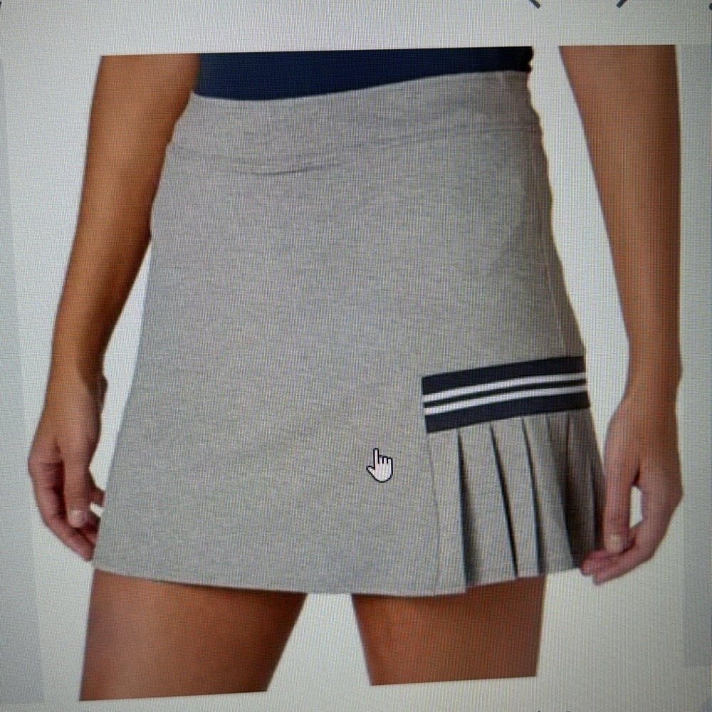 Slazenger Grey Pleated Golf Skirt, Skort, size Small